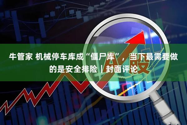 牛管家 机械停车库成“僵尸库”，当下最需要做的是安全排险｜封面评论