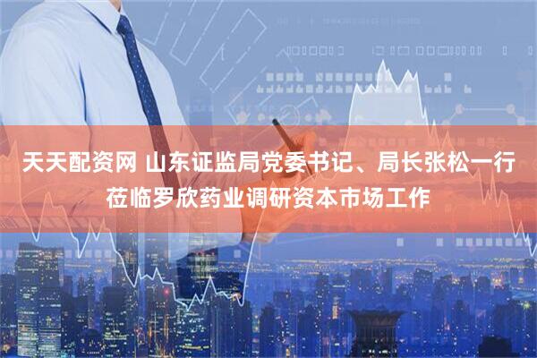 天天配资网 山东证监局党委书记、局长张松一行莅临罗欣药业调研资本市场工作