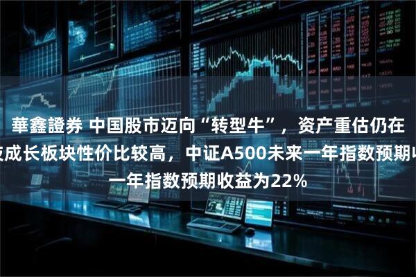華鑫證券 中国股市迈向“转型牛”，资产重估仍在继续！科技成长板块性价比较高，中证A500未来一年指数预期收益为22%